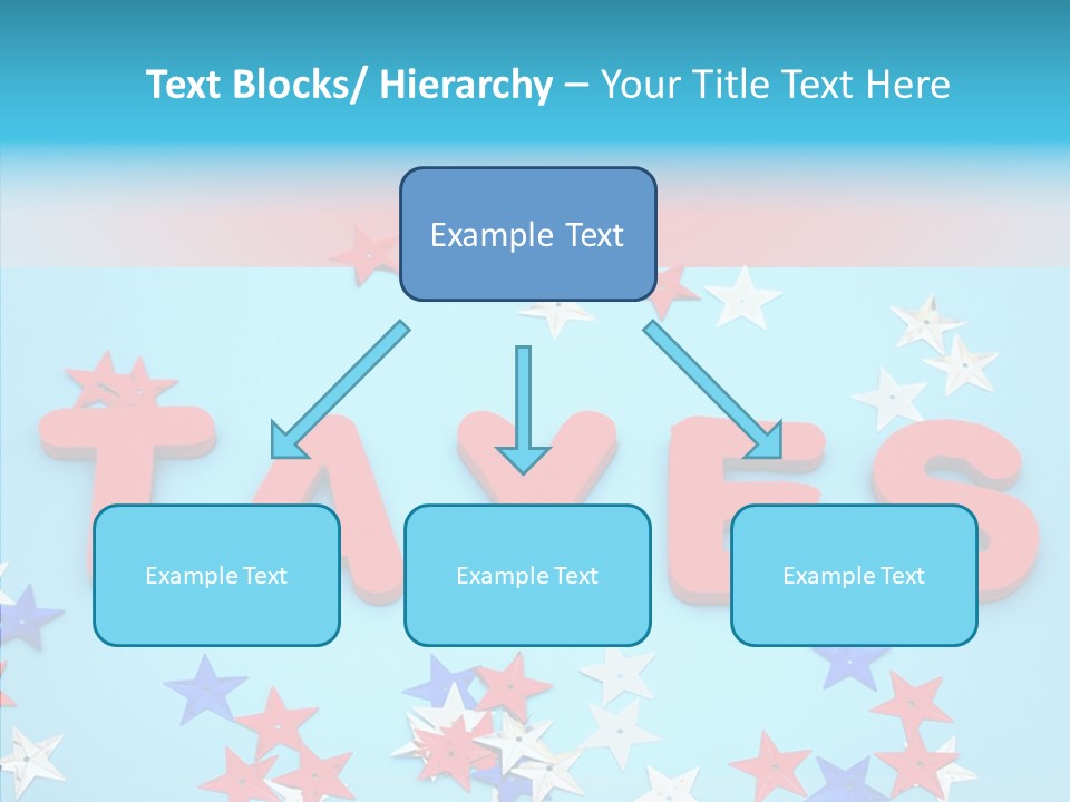 Alphabet Many Shape PowerPoint Template