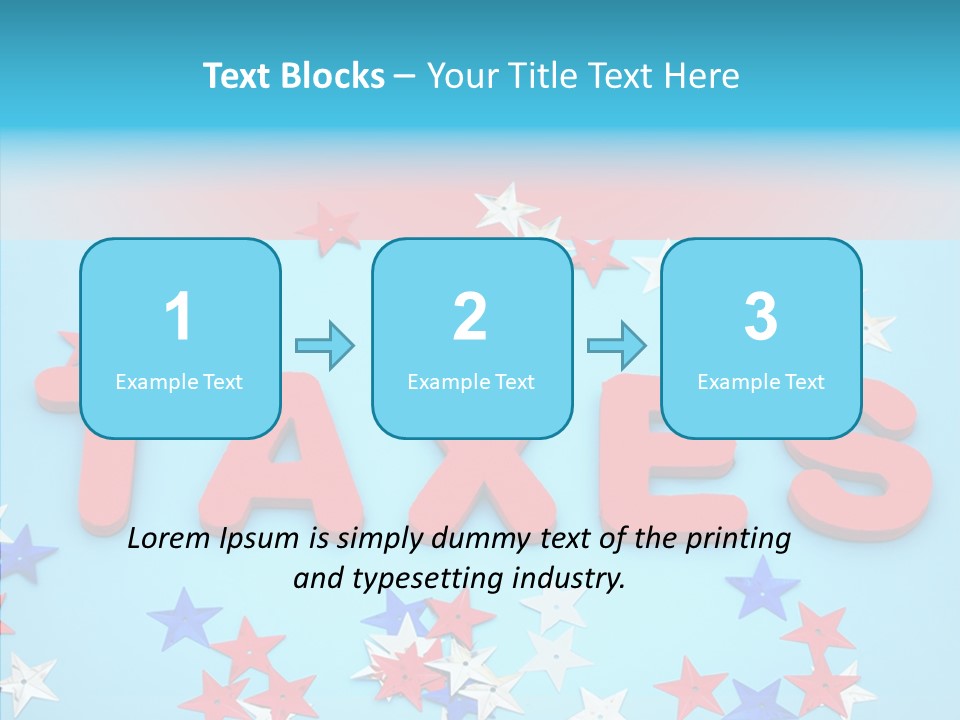 Alphabet Many Shape PowerPoint Template