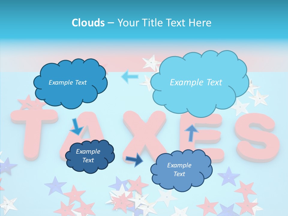 Alphabet Many Shape PowerPoint Template