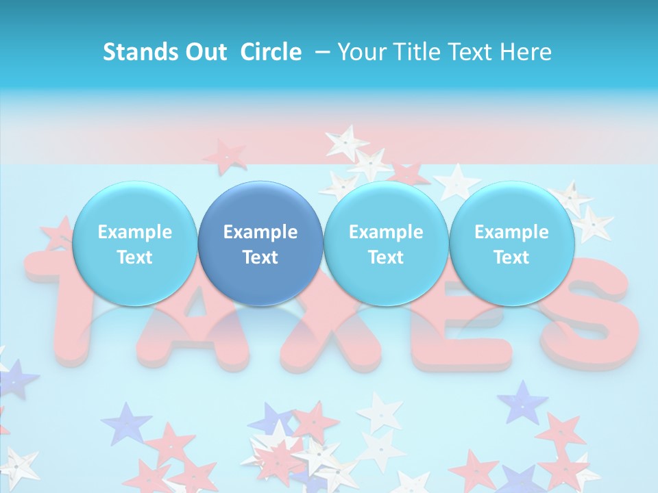 Alphabet Many Shape PowerPoint Template