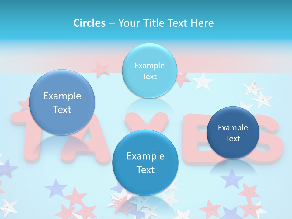 Alphabet Many Shape PowerPoint Template