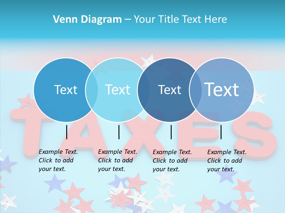 Alphabet Many Shape PowerPoint Template