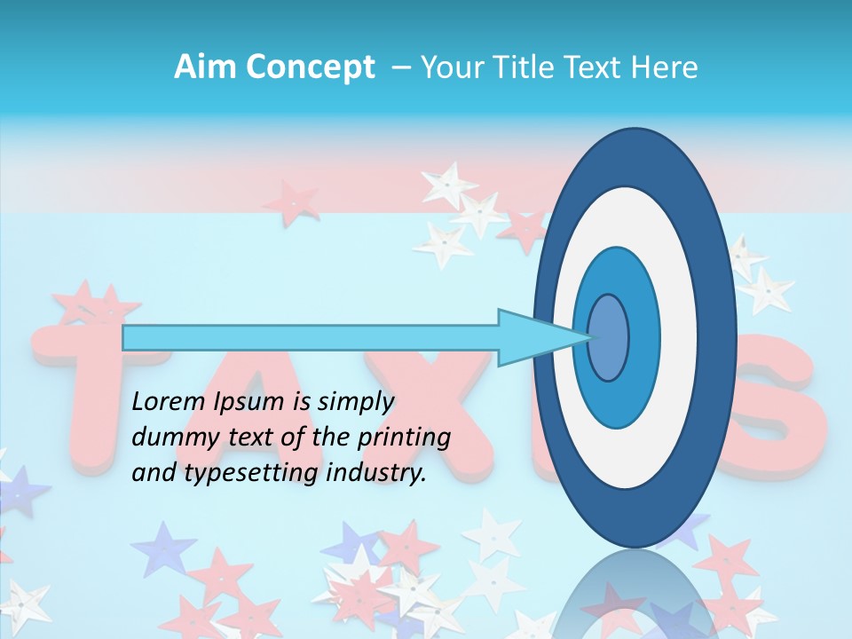 Alphabet Many Shape PowerPoint Template