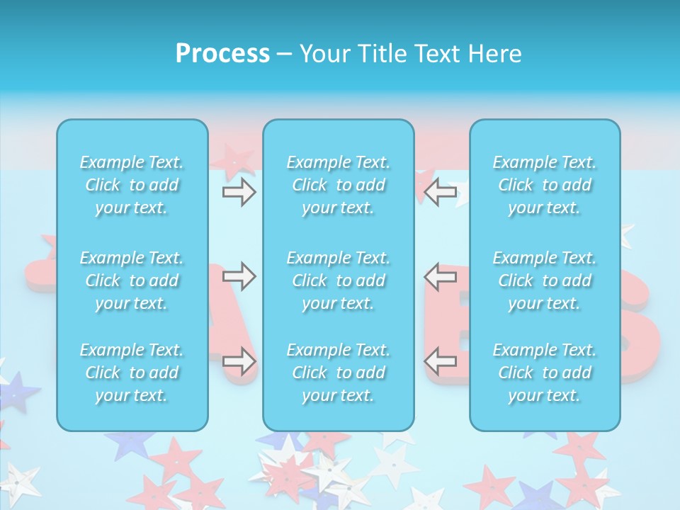 Alphabet Many Shape PowerPoint Template