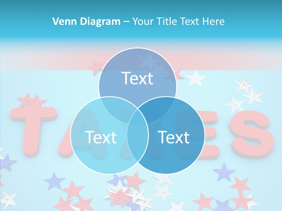 Alphabet Many Shape PowerPoint Template