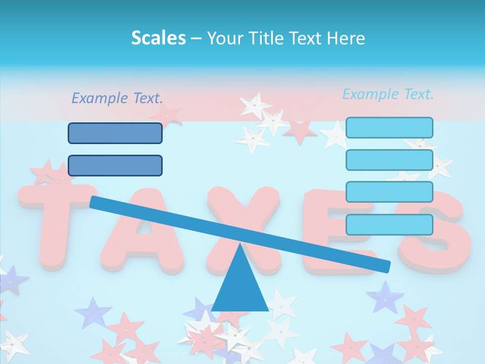 Alphabet Many Shape PowerPoint Template