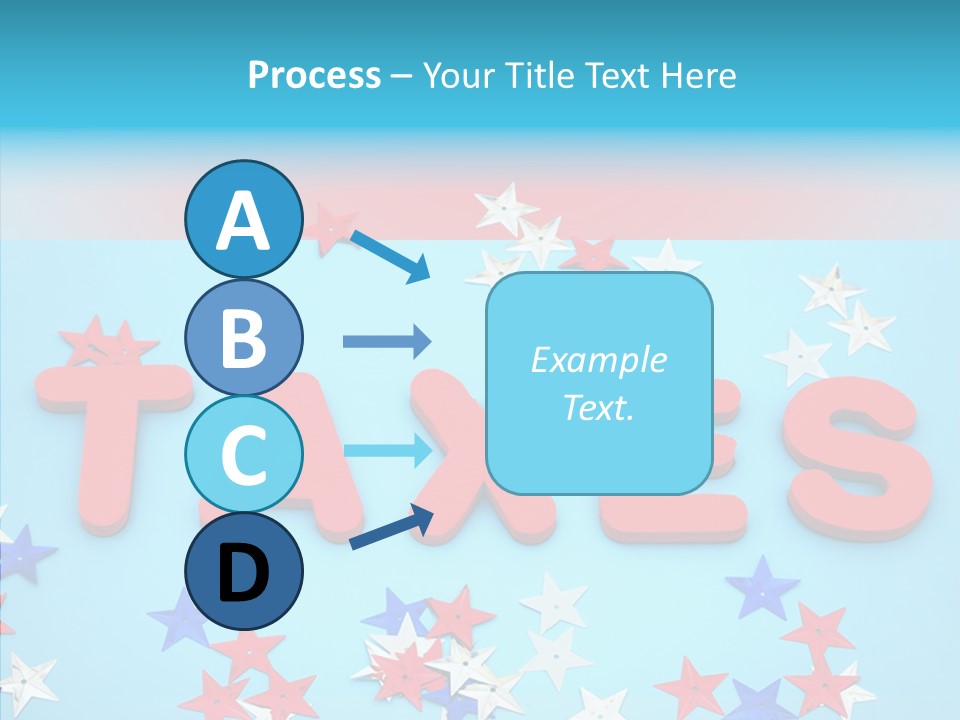 Alphabet Many Shape PowerPoint Template