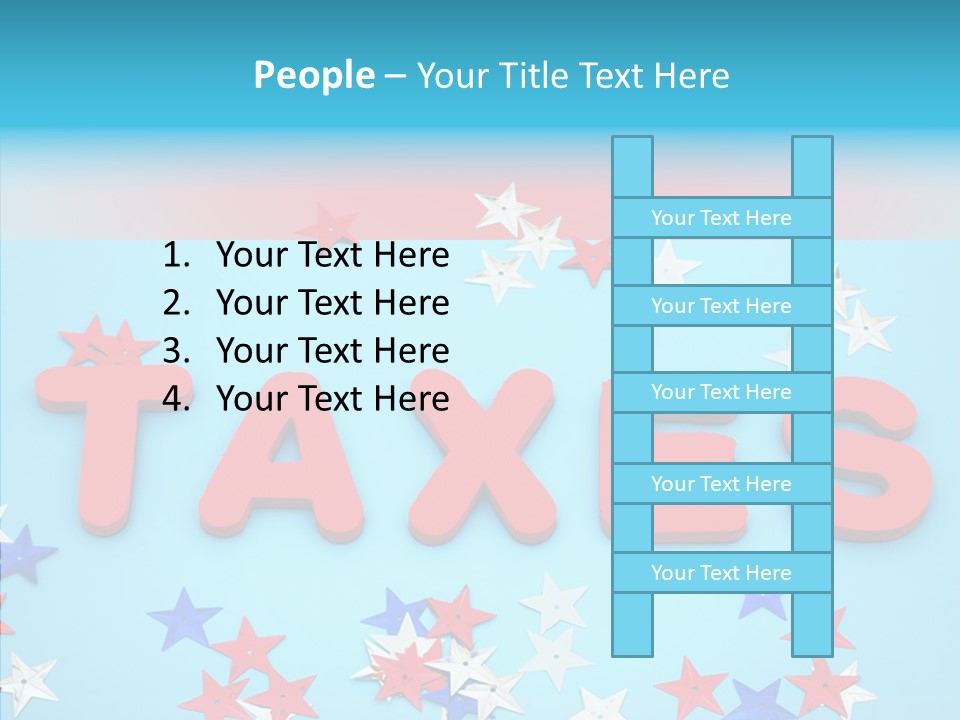 Alphabet Many Shape PowerPoint Template