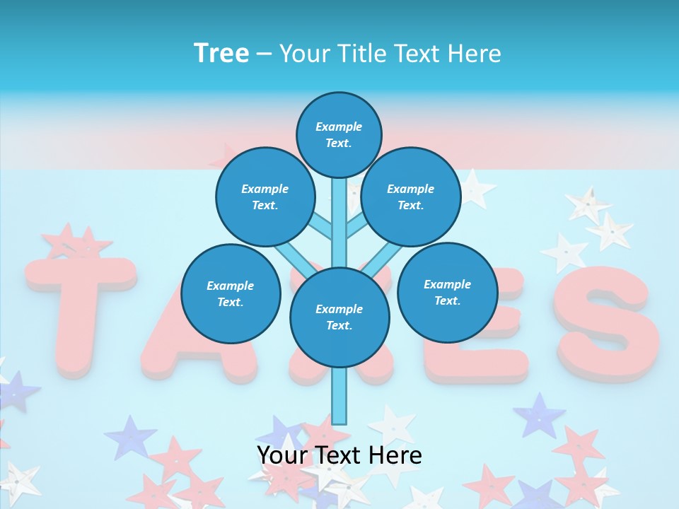 Alphabet Many Shape PowerPoint Template