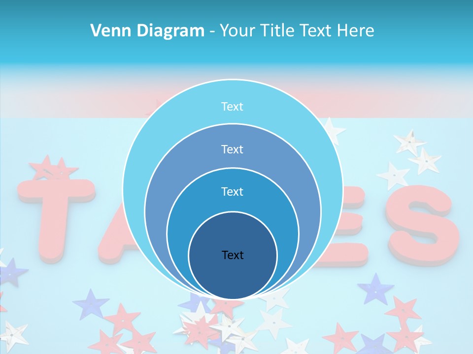 Alphabet Many Shape PowerPoint Template