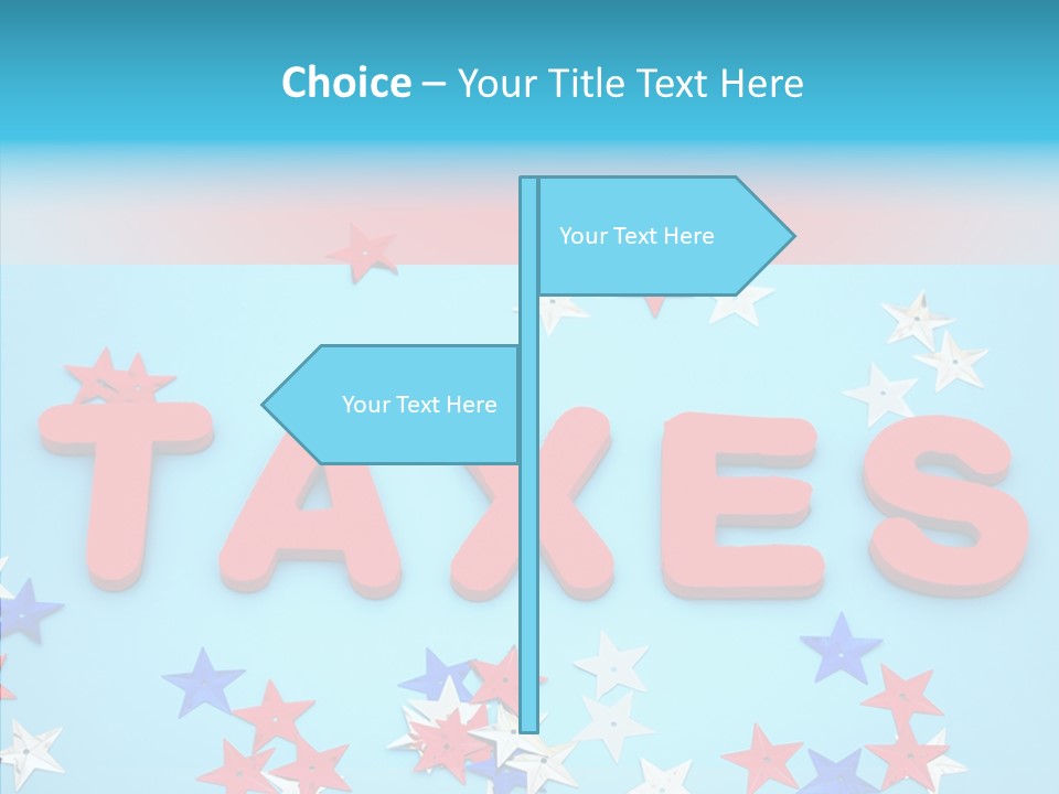 Alphabet Many Shape PowerPoint Template