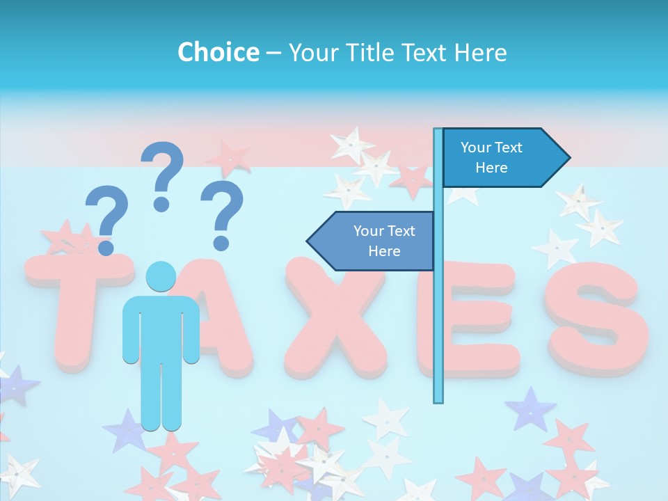 Alphabet Many Shape PowerPoint Template