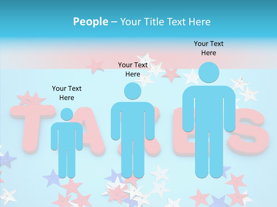 Alphabet Many Shape PowerPoint Template