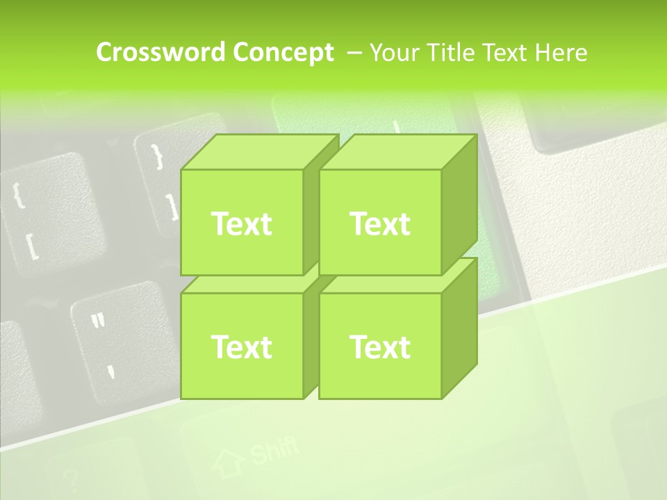 Connect Button Connection PowerPoint Template