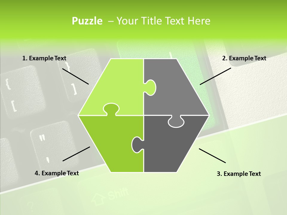 Connect Button Connection PowerPoint Template