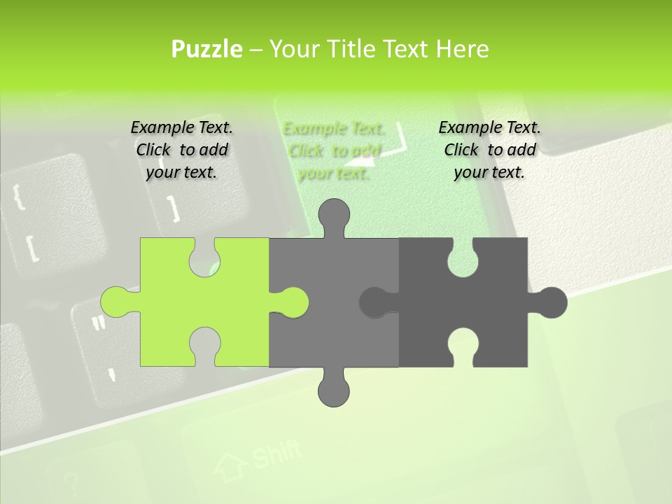 Connect Button Connection PowerPoint Template