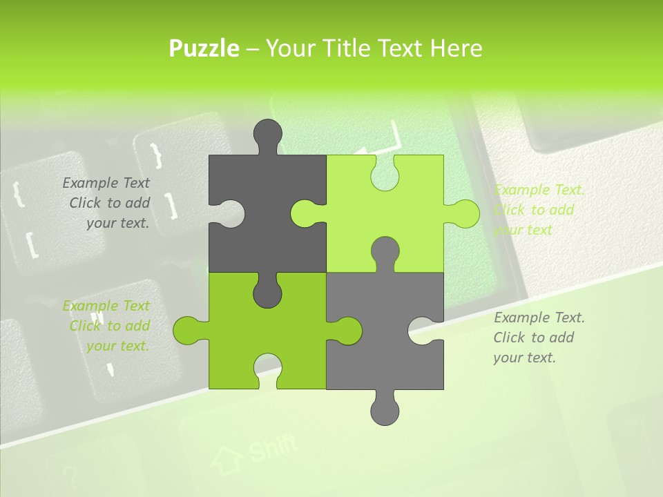 Connect Button Connection PowerPoint Template