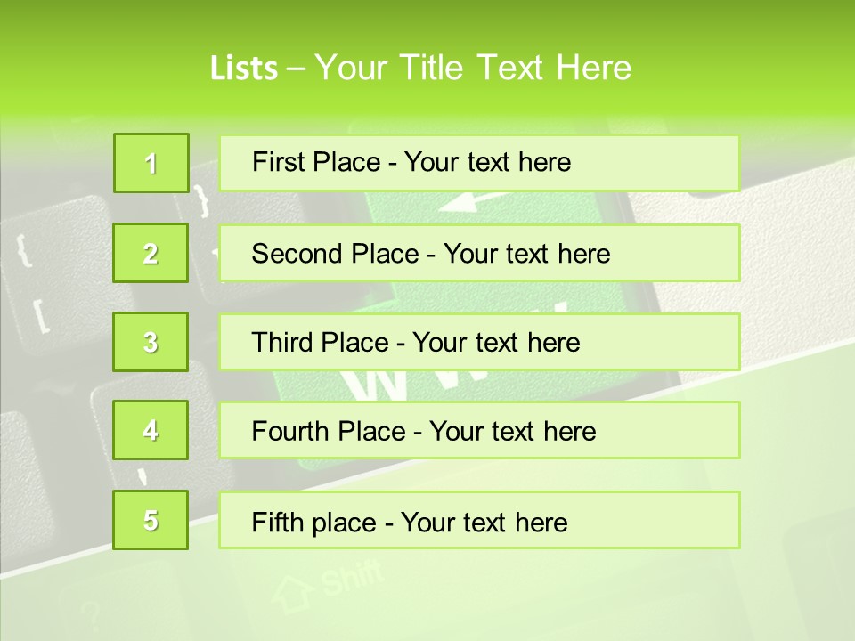 Connect Button Connection PowerPoint Template