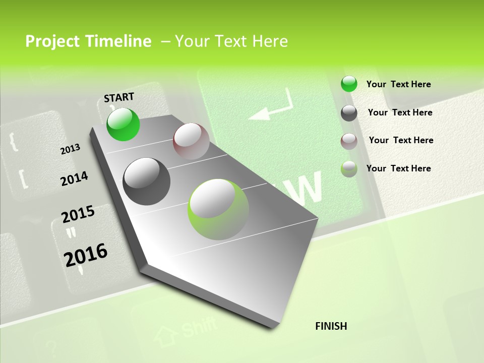 Connect Button Connection PowerPoint Template