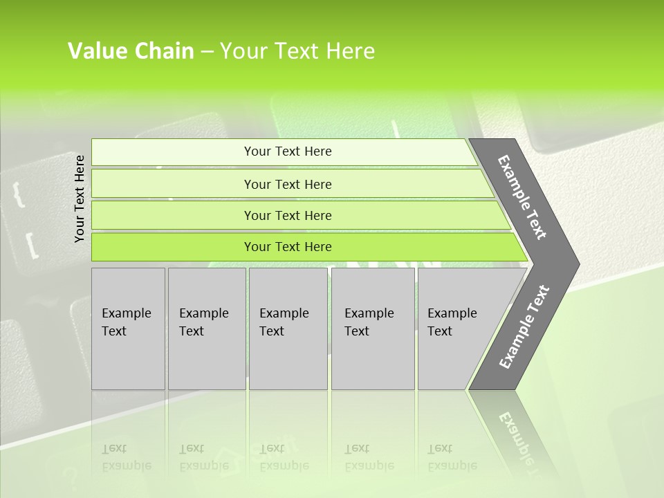 Connect Button Connection PowerPoint Template