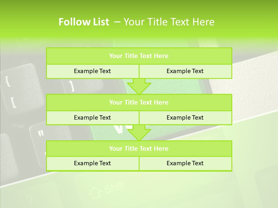 Connect Button Connection PowerPoint Template