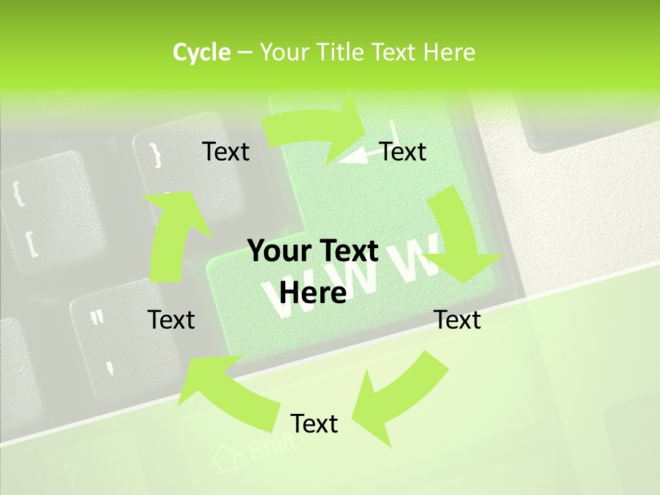 Connect Button Connection PowerPoint Template
