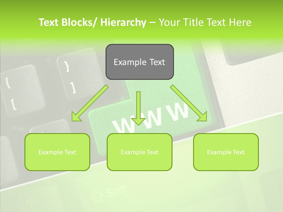 Connect Button Connection PowerPoint Template