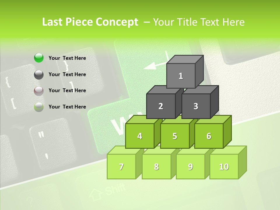 Connect Button Connection PowerPoint Template