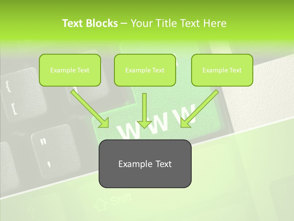 Connect Button Connection PowerPoint Template
