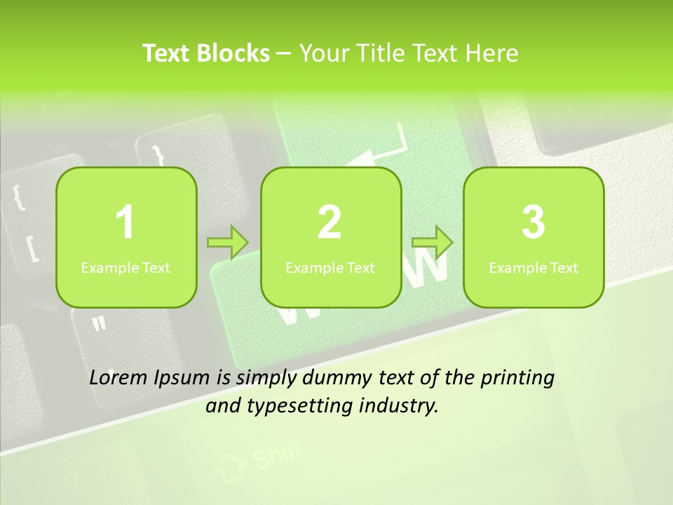 Connect Button Connection PowerPoint Template
