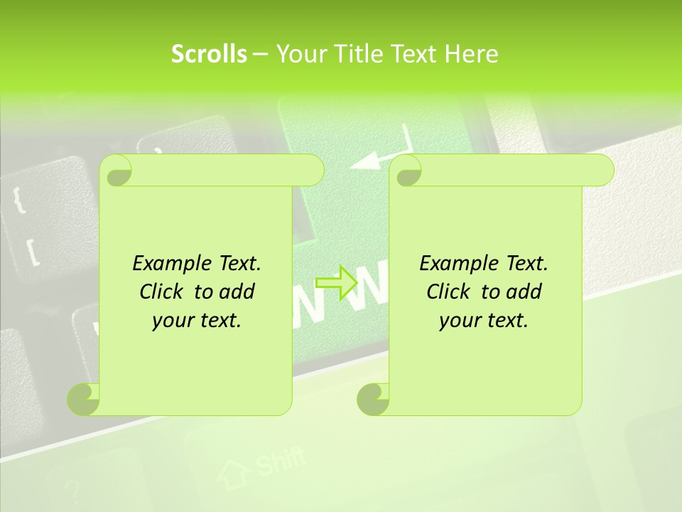 Connect Button Connection PowerPoint Template