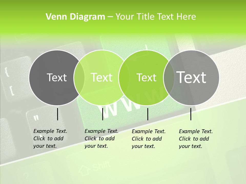 Connect Button Connection PowerPoint Template