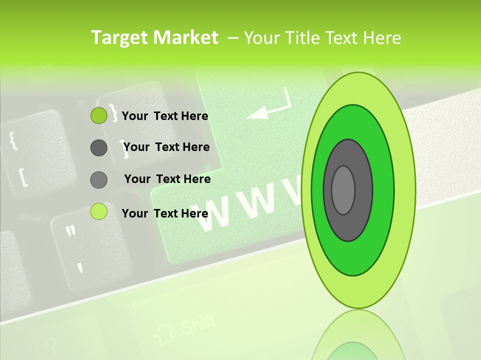 Connect Button Connection PowerPoint Template