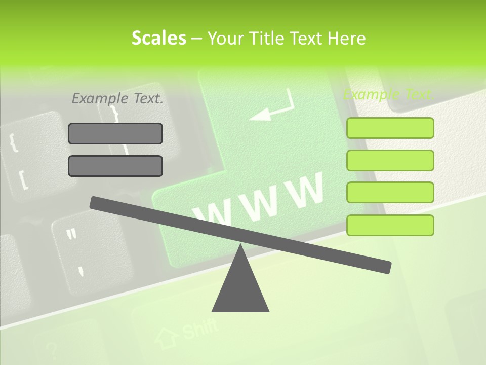 Connect Button Connection PowerPoint Template