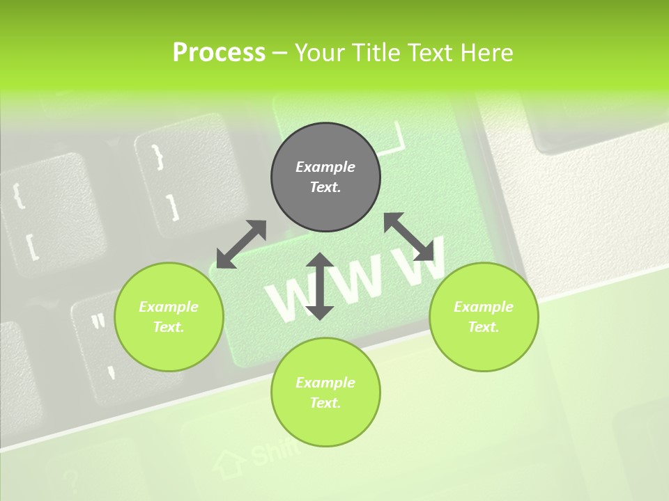 Connect Button Connection PowerPoint Template