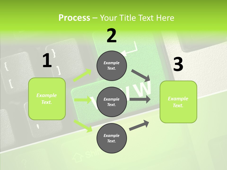 Connect Button Connection PowerPoint Template
