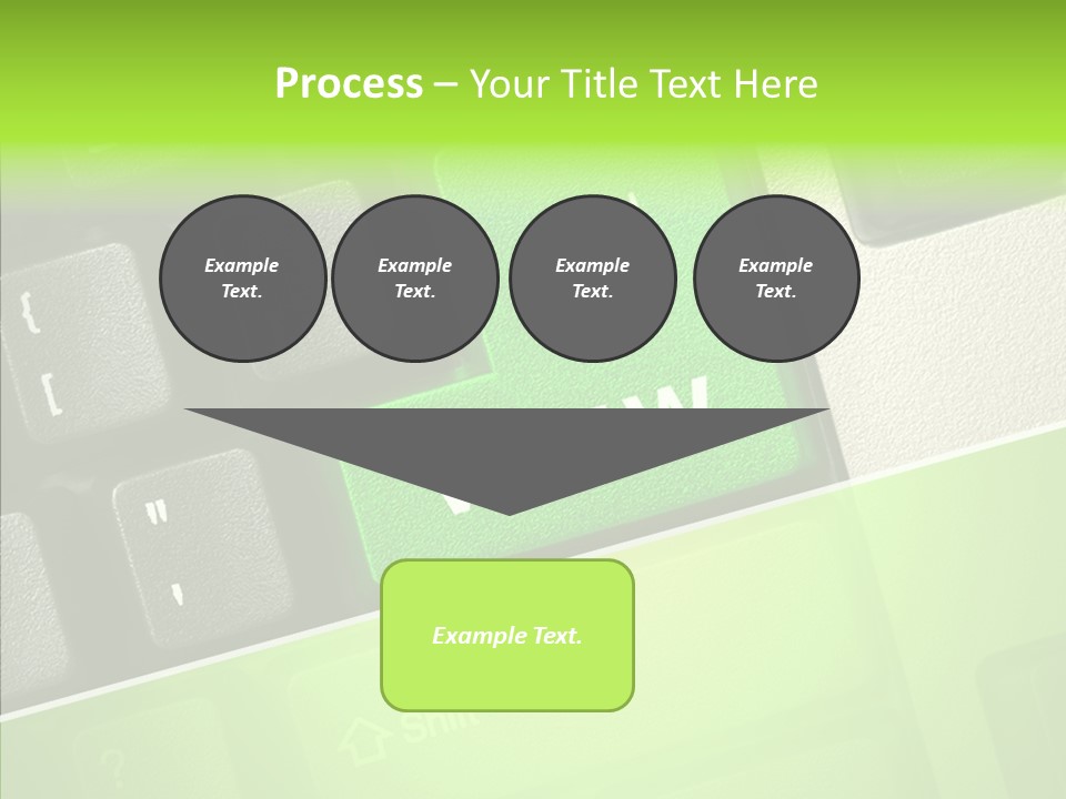Connect Button Connection PowerPoint Template