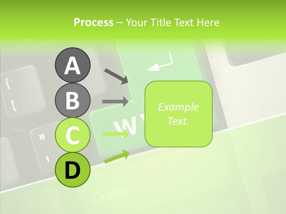 Connect Button Connection PowerPoint Template