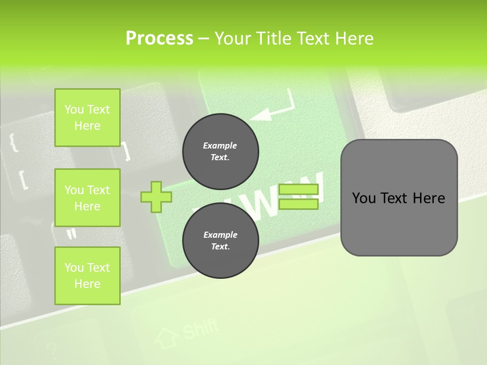 Connect Button Connection PowerPoint Template