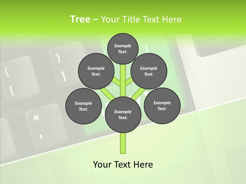 Connect Button Connection PowerPoint Template