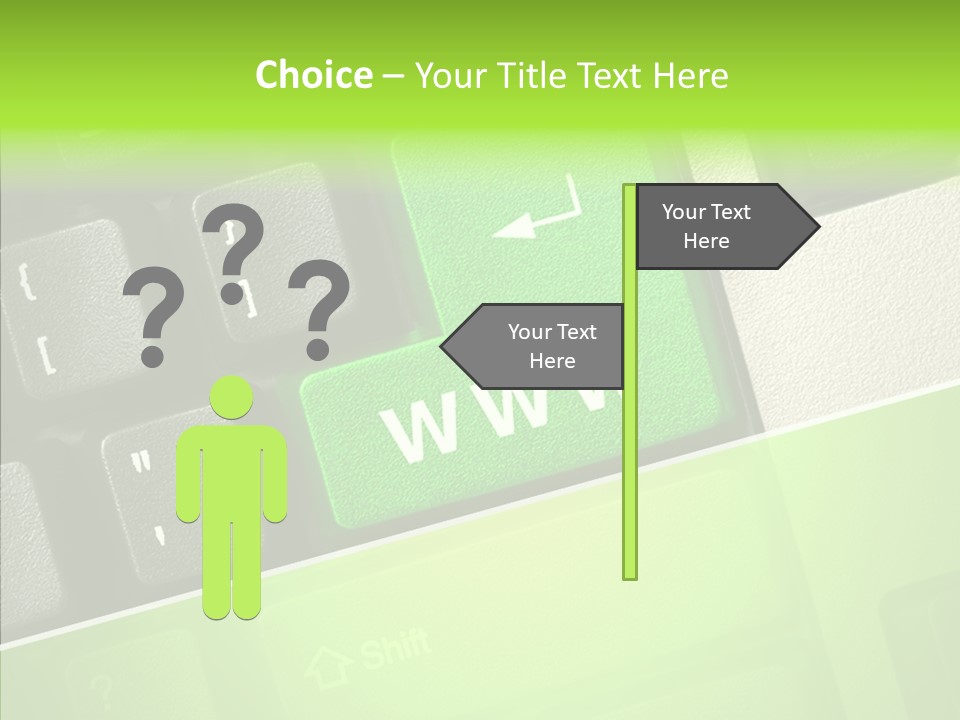 Connect Button Connection PowerPoint Template