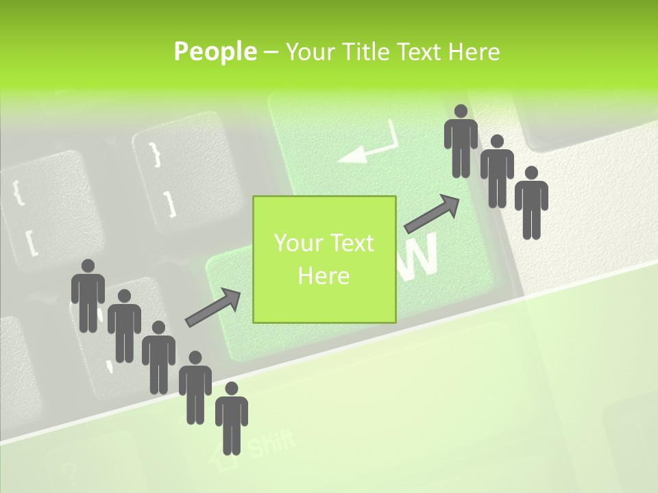 Connect Button Connection PowerPoint Template