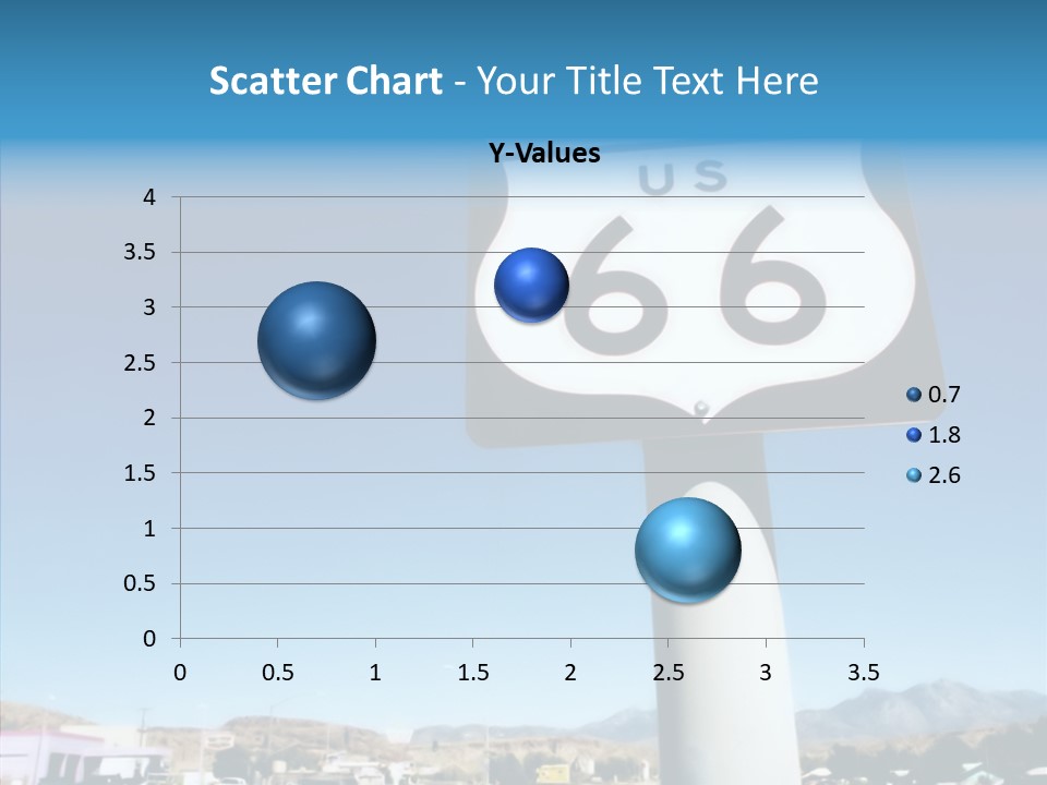 Sign Street Desert PowerPoint Template