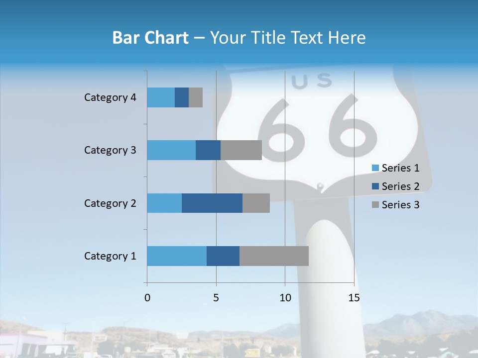 Sign Street Desert PowerPoint Template