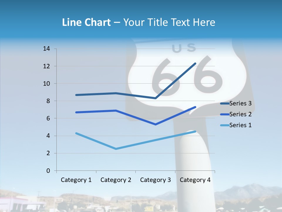 Sign Street Desert PowerPoint Template