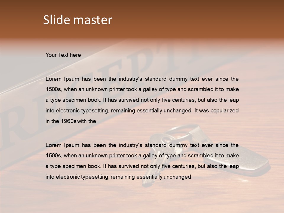 Plate Symbol Welcome PowerPoint Template