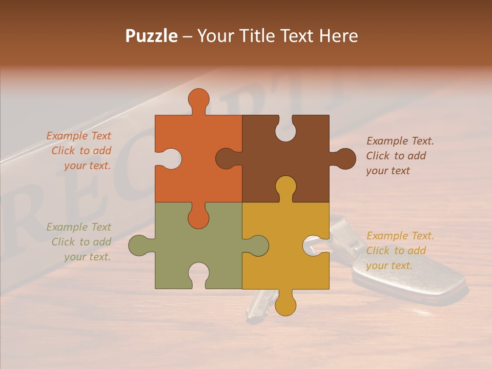 Plate Symbol Welcome PowerPoint Template