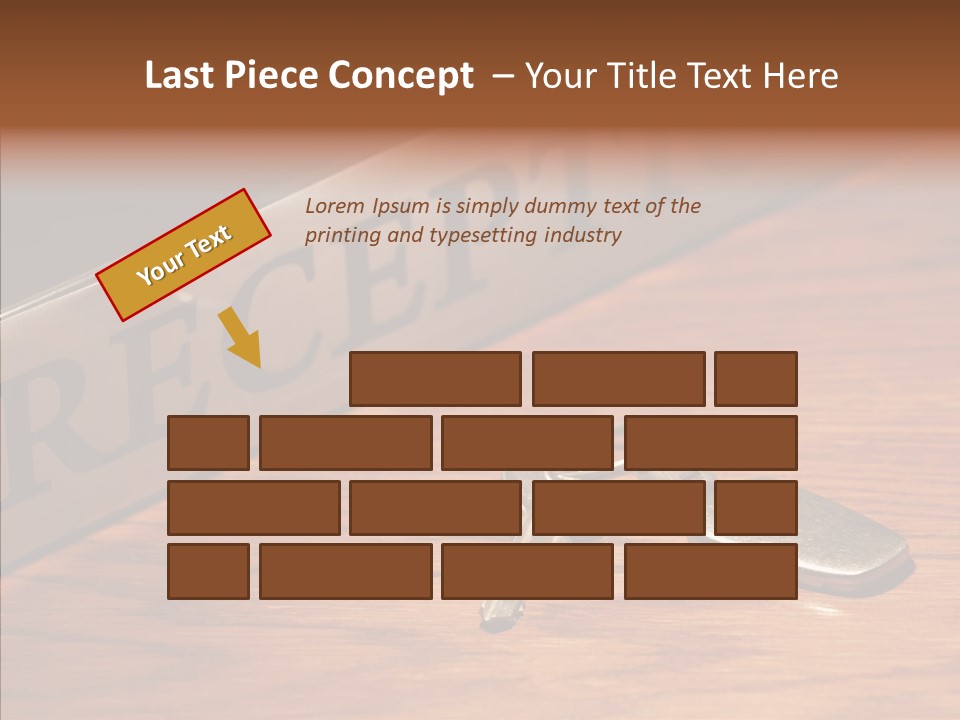 Plate Symbol Welcome PowerPoint Template