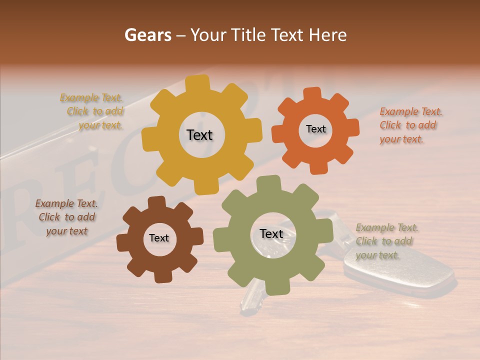 Plate Symbol Welcome PowerPoint Template