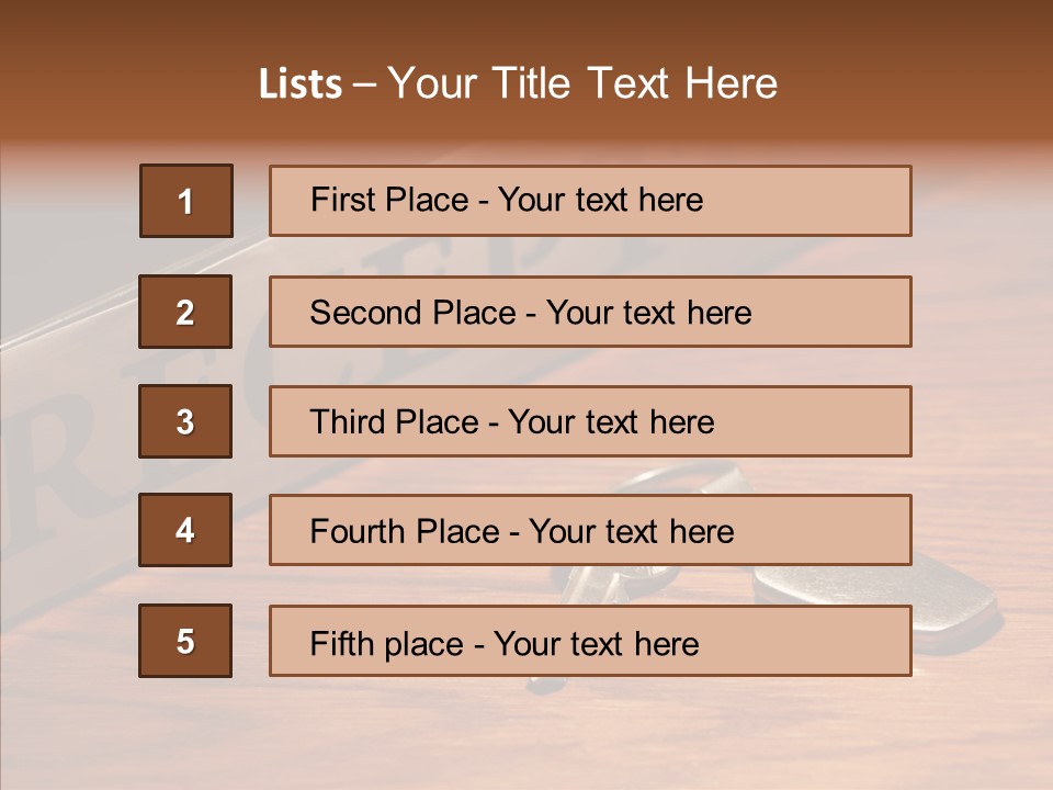 Plate Symbol Welcome PowerPoint Template
